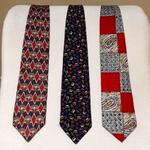 Men's ties by Oscar de la Renta 100% silk